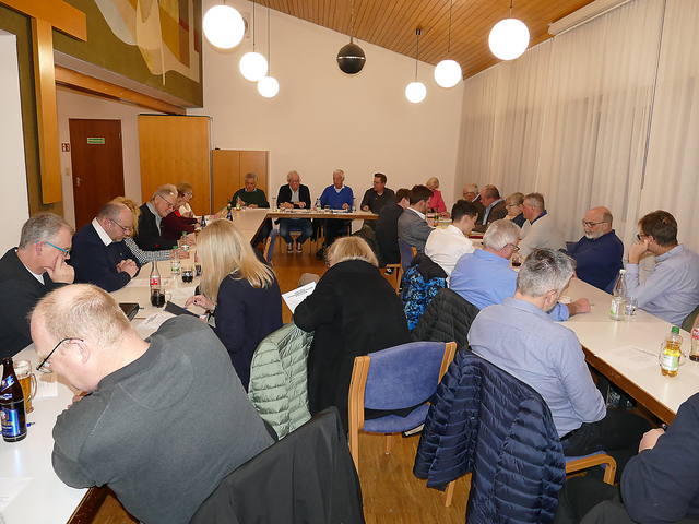 Die Nominierung im Kath. Gemeindehaus in Malmsheim war gut besucht.