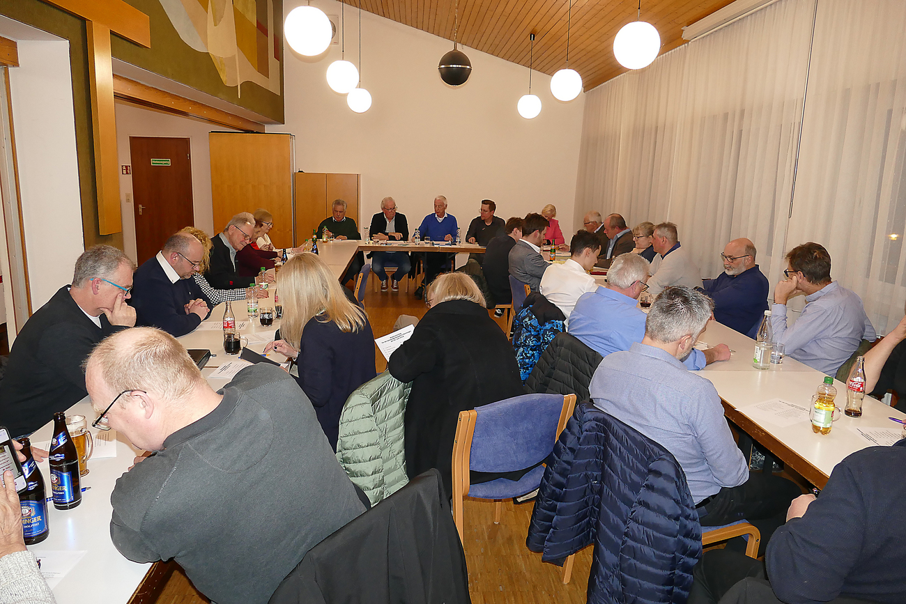 Die Nominierung im Kath. Gemeindehaus in Malmsheim war gut besucht.